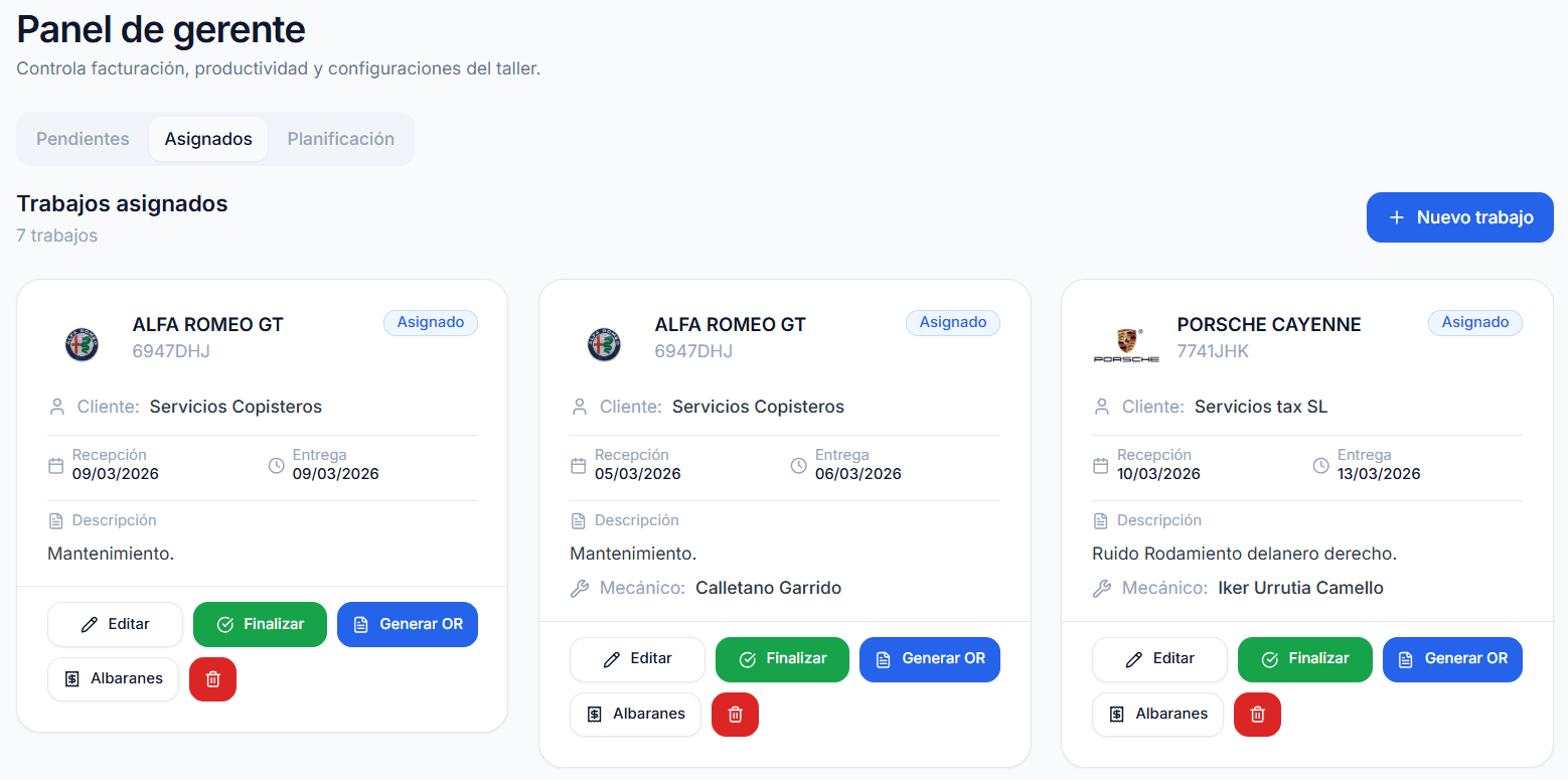 1. El trabajo entra automáticamente